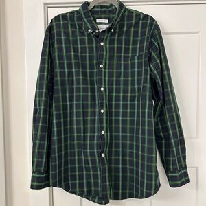 Saddlebred Navy and Green Checkered Shirt
